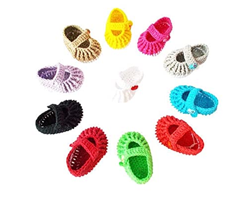Crochet Baby Shoes, Blessing Booties