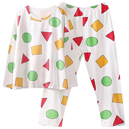 NH Pijama Shin Chan Pijamas para Mujer para Mujeres Ropa de Dormir de Verano STS Shorts