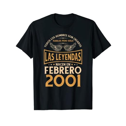 Cumpleaños Hombre Regalos Las Leyendas Febrero 2001 Camiseta