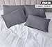 Utopia Bedding Queen Pillow Cases - 4 Pack - Envelope Closure - Soft Brushed Microfiber Fabric - Shrinkage and Fade Resistant Pillow Covers Queen Size 20 X 30 Inches (Queen, Grey)
