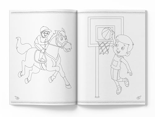 Wonder House Books My First 365 Coloring Jumbo Coloring Book For Kids (With Tear Out Seats)