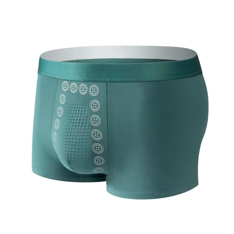 1 Pc Men's Underwear, Lightweight Breathable Comfortable Fitted, Soft Underwear, Green