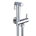 Kit Douchette WC Mitigeur Thermostatique Douchette à Main en lation Chrome Anti-brûlure Toilette Bidet Spray Set Inverseur de Douche Set Hygiène WC