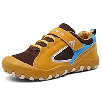 Mishansha Filles Chaussures de Randonnée Respirant Antidérapant Chaussures de Trekking Outdoor Baskets Garçons, Jaune 36 EU