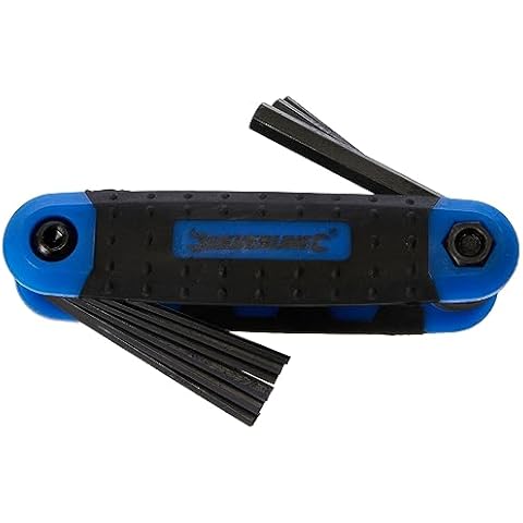 Silverline Hex Key Set 9 Pieces 5/64" - 1/4" Cover