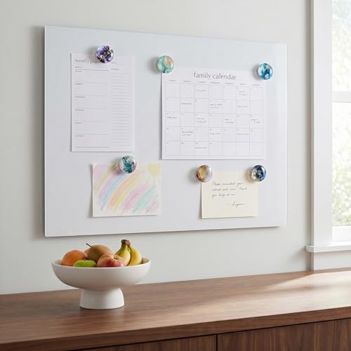 Set de 12 imanes decorativos de mármol para refrigerador miniatura 3
