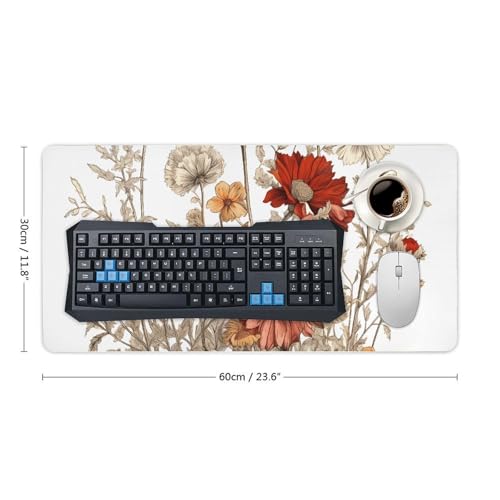 Protector de escritorio FekiLoot grande blanco goma miniatura 2