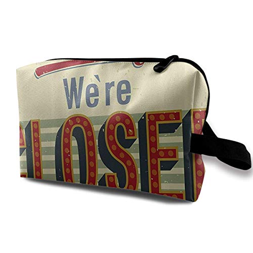 Preisvergleich Produktbild Frauen reisen Kosmetiktaschen Store Close Sign Multifunktionale Kulturverfassungsorganisator hängende Kosmetiktasche