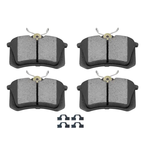 SCITOO Disc Brake Pads Kits D1017-7920 Ceramic Rear Brake Pads Set Fit For Audi For A3 2010-2012,For Volkswagen For Beetle 2006-2010 2013-2019,For Volkswagen For Jetta 2015-2018