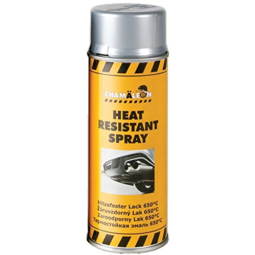 Chamäleon 1K HITZFESTER Lack Silber Spray 1 x 400ml HITZFEST 650°C SPRÜHLACK Grill OFEN