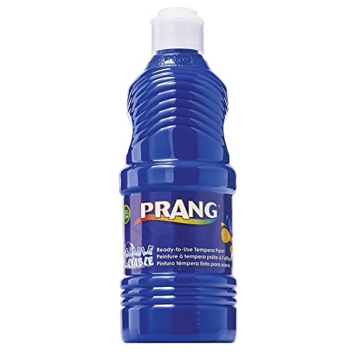 Prang ReadytoUse Washable Tempera Paint, 16Ounce Bottle, Blue (10705)
