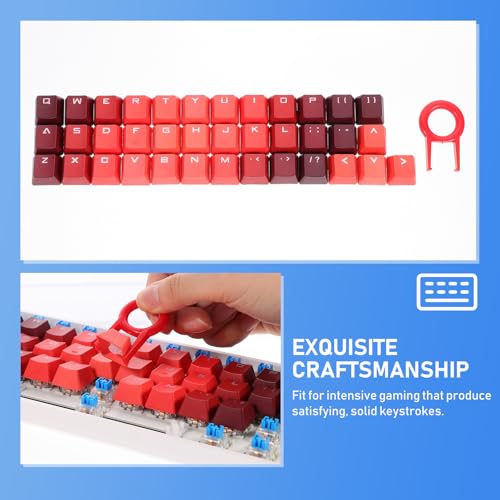Kit de Teclas Pbt SEWACC de 37 piezas con diseño estándar para teclado mecánico doméstico 4