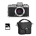 Produktbild FUJIFILM X-T100 Dark Silver + Sac et Carte SD 4 Go