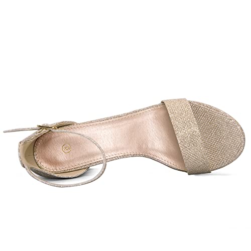 mysoft Women's Chunky Low Heels Open Toe Block Heeled Dress Ankle Strap Pump Wedding Sandals4