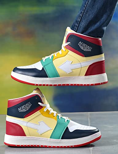 Image of AFROJACK Mens Casual Shoes | Sneaker Boots | Lace up | Lightweight Shoes m880