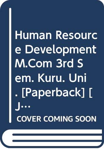 Human Resource Development M.Com 3rd Sem. Kuru. Uni.: Impreet Kaur ...