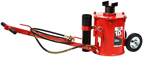 AFF Heavy Duty 10 Ton Air Lift, 200-PSI, 12' Lift Travel, Diameter Rubber Tread Wheels, 3400A