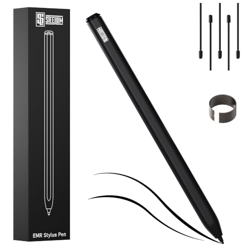 STEELLUM PRO Stylus Pen for Remarkable 2&1 Pen with Digital Eraser No Lag No Slip and No Charge | 4096 Pressure Level Tilt Support & Palm Rejection | EMR Pen is Compatible with Kindle Scribe Pen