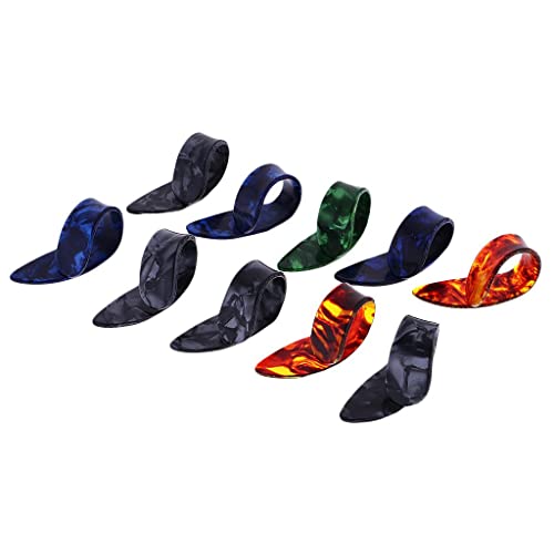Qianly 10 Pièces Médiator Médiator Médiator Ongles Celluloïd pour Électrique & - Les Beatles, Paul McCartney, John Lennon, RIngo Starr, George Harrison Qianly 10 Pièces Médiator Médiator Médiator Ongles Celluloïd pour Électrique &