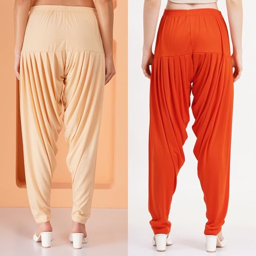 Image of Buy That Trendz Patiala Salwar for Women Relaxed Fit Viscose Patiyala Salwar Harem Bottom Pants