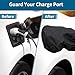 EV Charger Port Cover, Electric Car Charging Plug Cover, Outdoor Winter Snow Rain Ice Protection for Electric Vehicles All-Weather Use, Strong Magnetic Adhesion, Fit for Steel Electric Cars Charger