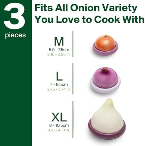 Food Huggers Onion Saver Set of 3 - Thumbnail 5