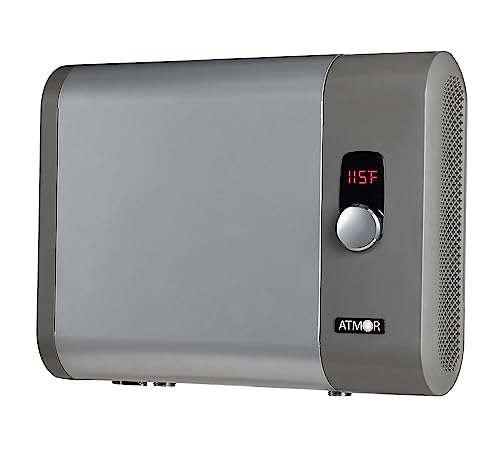 Atmor PRO XTP Series 24kW 4.7 GPM Self-Modulating Electric Tankless Water Heater, Whole-Home Instant Hot Water, Digital Control, Over-Temperature Protection