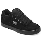 DC Shoes Men's Pure Skateboarding Shoes, Black Black Pirate Black, 9 UK