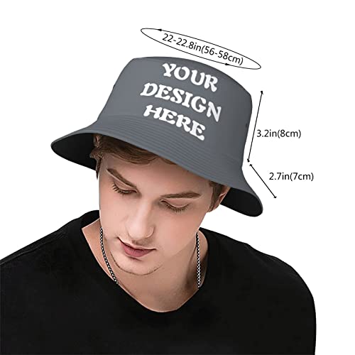 Custom Bucket Hat Custom Bucket Hats Personalized Text And Photo Bucket Hat Women Men Sun Hats #TOP2