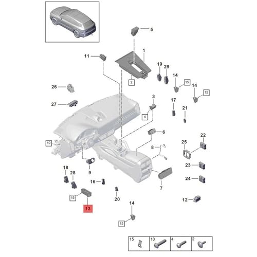 Interrupteur de fenêtre électrique Panamera : commande fluide et réactive - 3