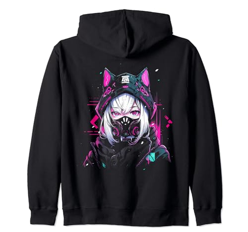 Anime Manga Cyberpunk Aesthetic Techwear Harajuku Kapuzenjacke