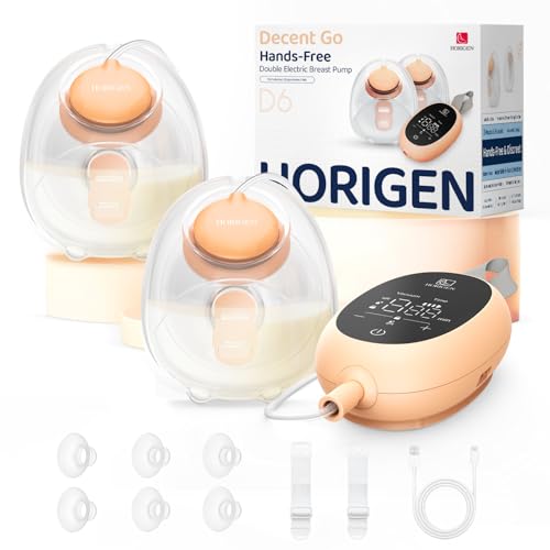 Tire-lait portable silencieux D6 avec brides de 15 à 25 mm interchangeables