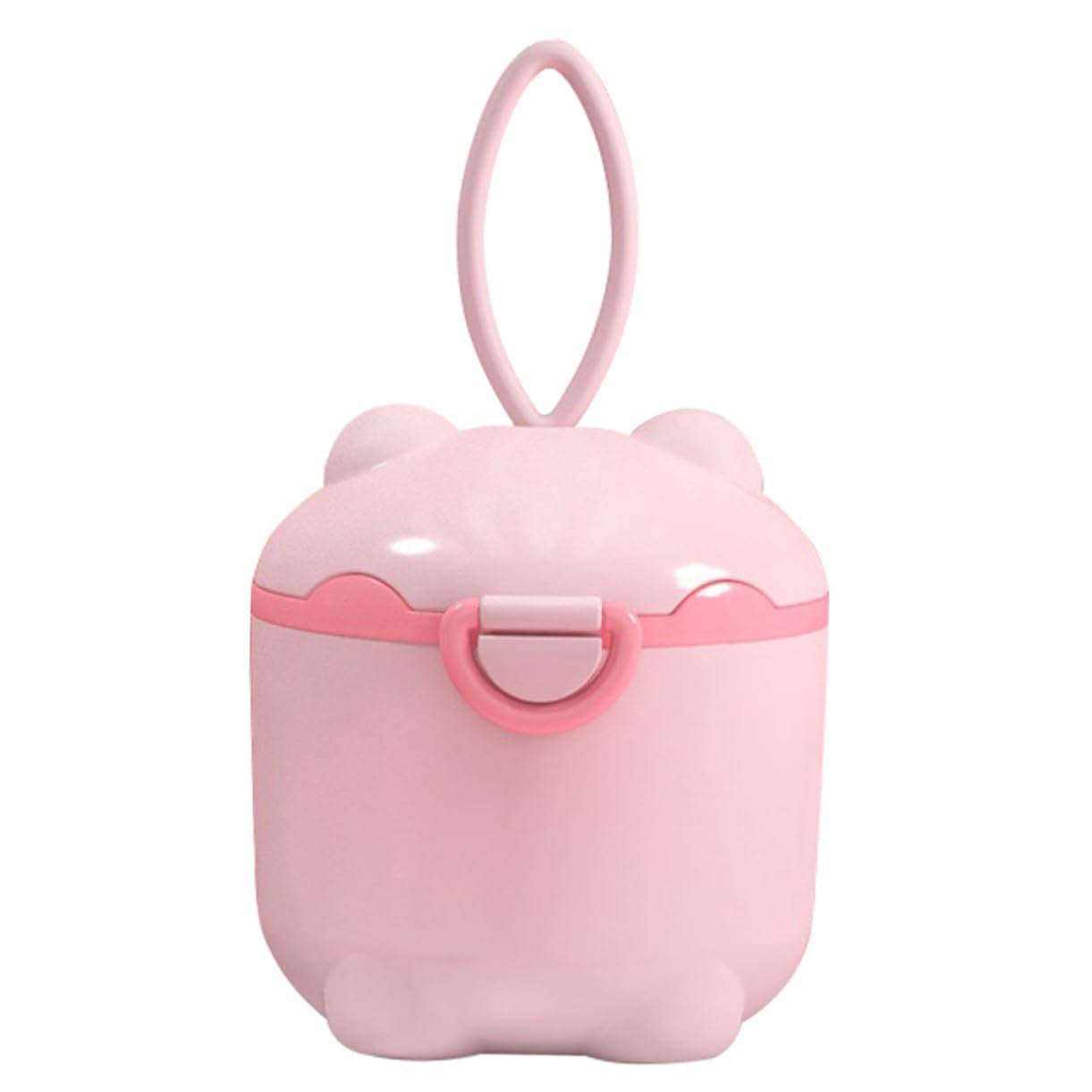 Beatifufu Portable Formula Box Milk Powder Dispenser Food Grade Container for Outdoor Use Leak Design for Easy Dumping for Feeding The Go