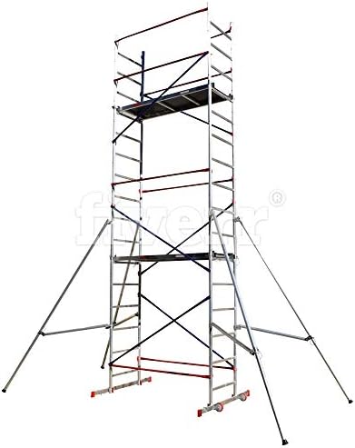 DIY Scaffold Tower - Home Master Aluminium Towers - Quick Assembly (6m Home Master DIY Scaffold Tower)