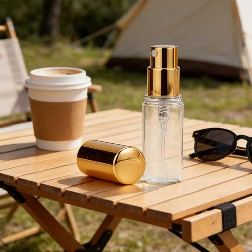 Flacons de parfum vides en verre pour éviter les fuites, atomiseur de voyage rechargeable 5ml