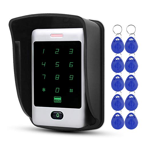 NN99 Clavier de contrôle d'accès de proximité Clavier 125KHz RFID Couverture étanche pour serrures de Porte Système de sécurité pour la Maison 8000 utilisateurs Wiegand 26/34 Cover