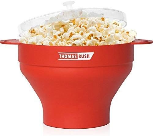 Microwave Popcorn Maker by Thomas Rush (Orange)