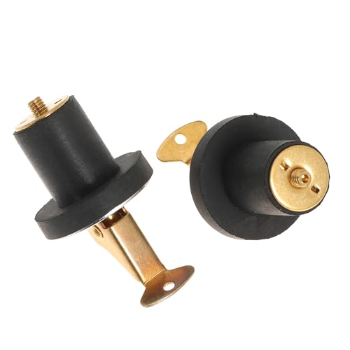 Image of Boat Drain Plug Brass Boat Plug Snap Rubber Plugs Deck Plug for Boat Marine Twist Accessories