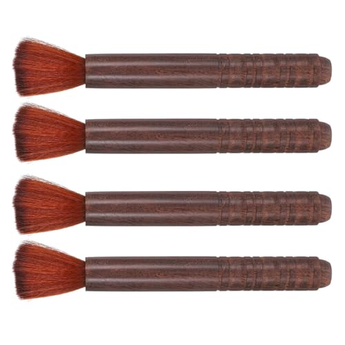 GOOHOCHY 4pcs Violin Erhu String Instrument Cleaning Brush Musical Instrument Cleaner Brush