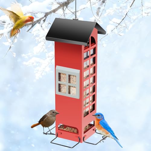 LCSEVEN Weight-Activated Squirrel Proof Feeder