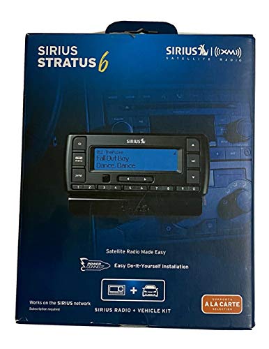 SIRIUS Stratus 6 Dock-and-Play Radio with Car Kit (Black)