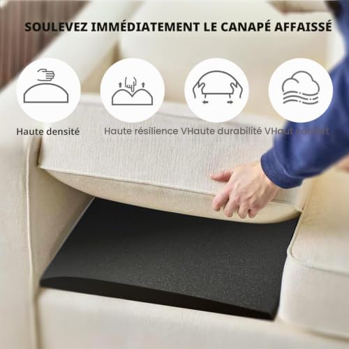 Coussin de soutien pour canapé TourKing mousse 40D durable