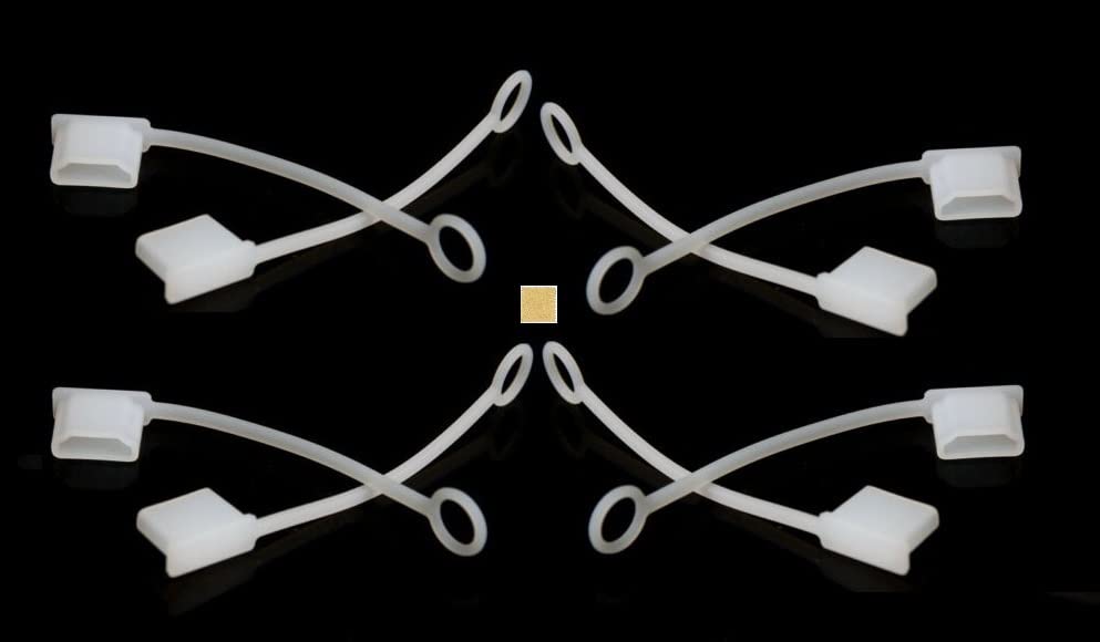 Amazon | Wave Design【 ((ｼﾘｺﾝ製 HDMI用 落下防止機能付 8個ｾｯﾄ 