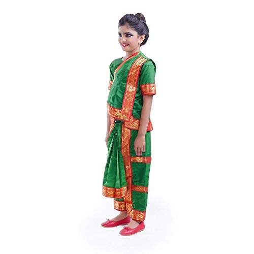 Image of Fancydresswale Bharatnatyam Dance Dress for Girls