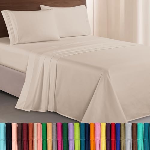 Elegant Comfort Luxurious 1500 Premium Hotel Quality Microfiber Three Line Embroidered Softest...