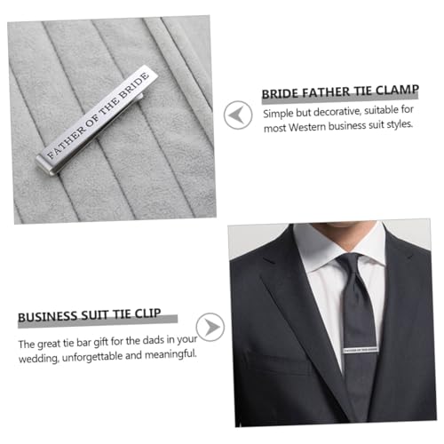 Pasadores de corbata para evitar que se mueva la ropa de boda masculina 2