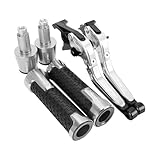 --Der Lenkergriff besteht aus einer präzisionsgefertigten Aluminiumlegierung, ist rostfrei, lichtecht und äußerst hart und somit für die meisten Motorräder geeignet.