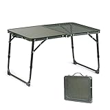 Naturehike公式ショップ キャンプ テーブル 2段階高さ調整可能 メッシュ 耐熱 焚き火 アウトドア テーブル 軽量 耐荷重30kg ローテーブルミニ 組み立てが簡単 BBQ 登山 バーベキュー コンパクト携帯便利