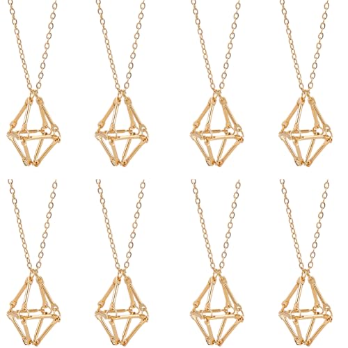 Soportes para collares de cristal que aseguran tus piedras sin pegamento 2