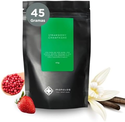 Moncloa Chá Verde Strawberry Champagne - Pouch 45G